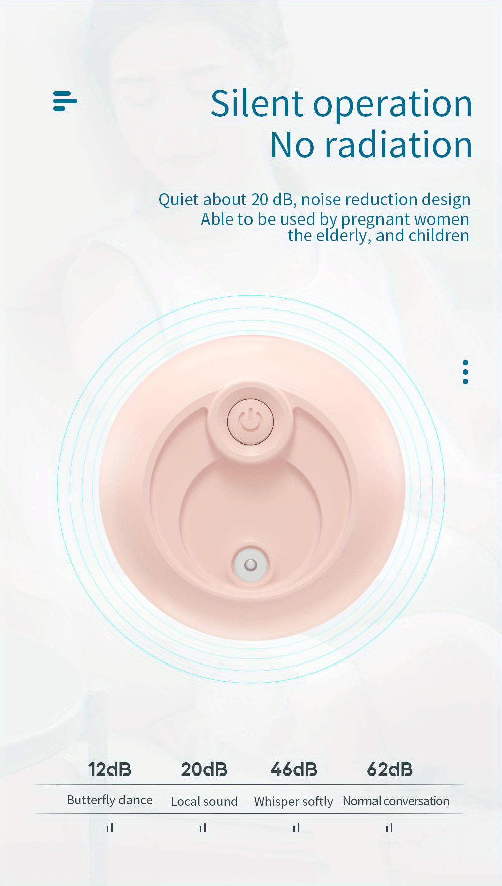 Humidifier Bedroom Mini Small Desktop Air Purifier