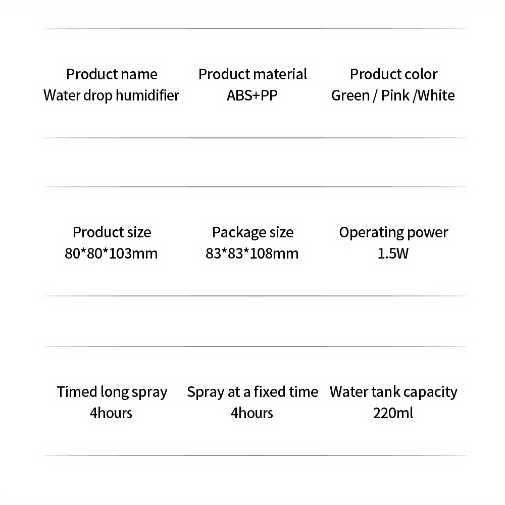 Humidifier Bedroom Mini Small Desktop Air Purifier