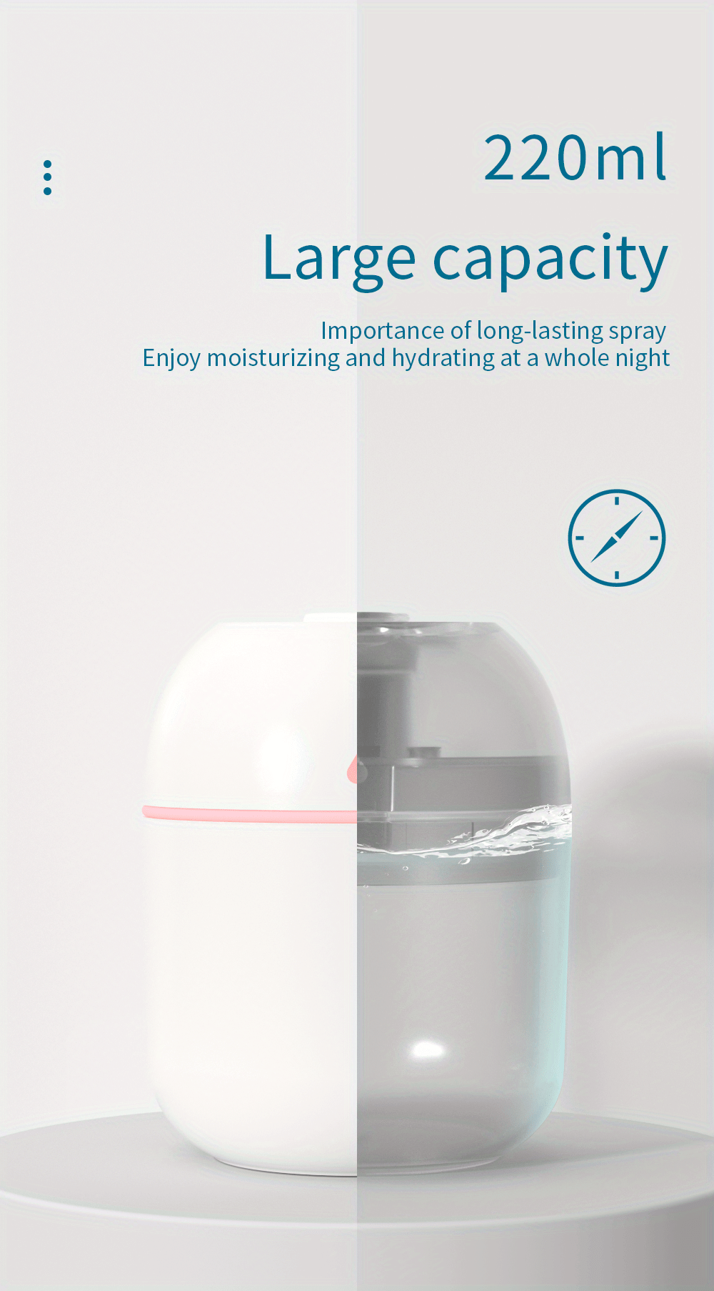 Humidifier Bedroom Mini Small Desktop Air Purifier