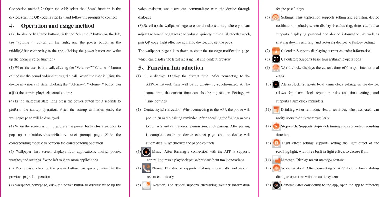 Smart Bluetooth 5.4 Speaker Voice assistant HDTouch Screen Display Electronic Album Alarm Clock Hi-fi Stereo Sound