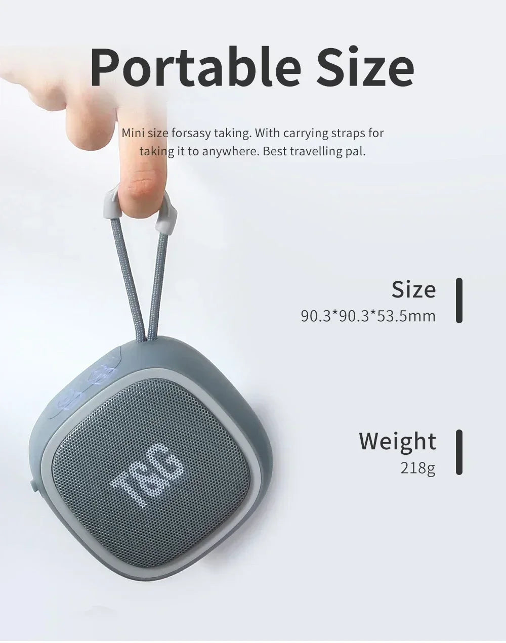 Bluetooth Speaker Mini Portable IPX4 Waterproof Wireless Loudspeaker Support TF FM Card BT TWS Stereo HIFI Sound Box Car Audio