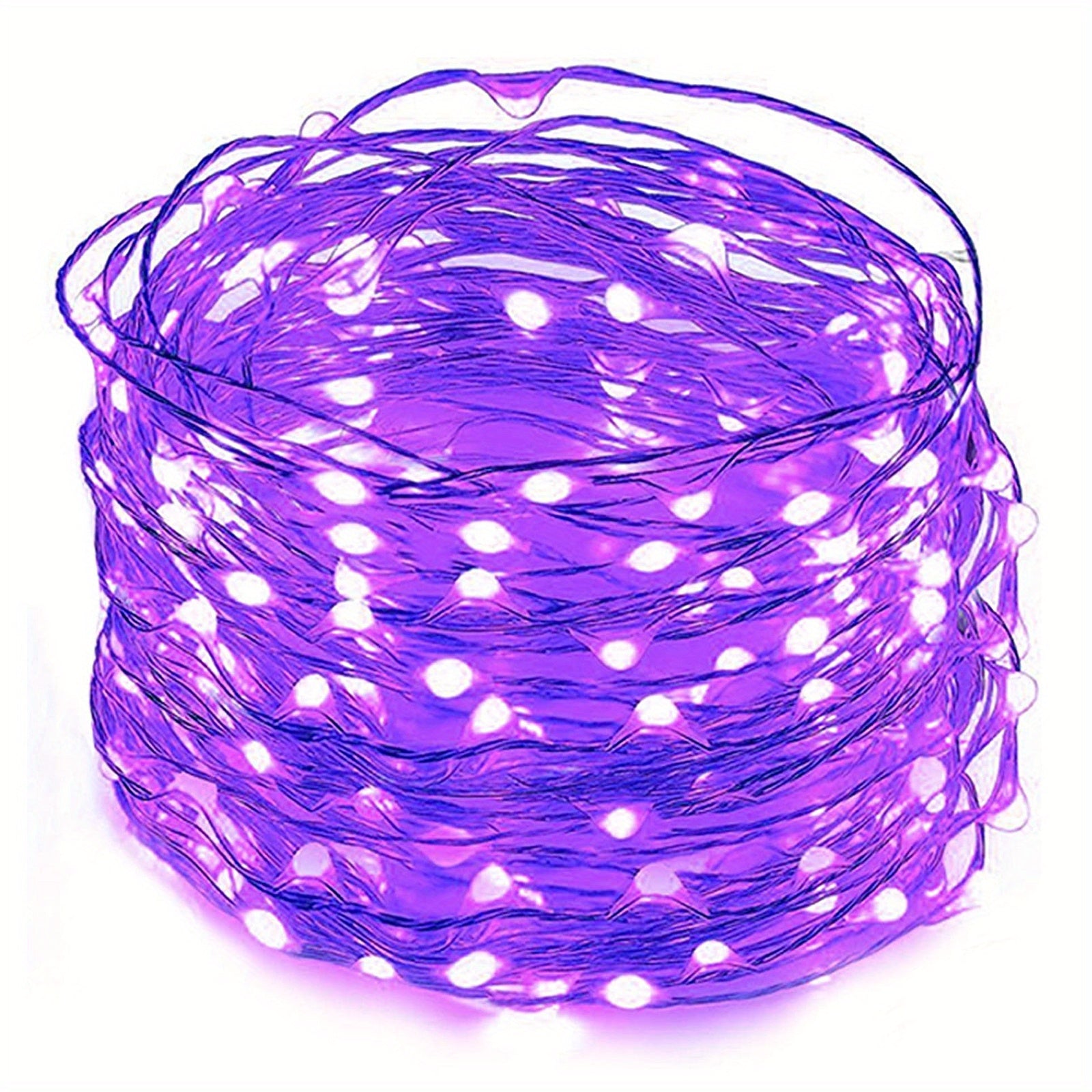 ROKASLO 1 pack of 5-meter fairy lights, 50 LED fairy tale lights, 3AA Battery powered LED lights, suitable for decoration such as Christmas, weddings, parties, family vacations, gatherings, weddings, etc. (always on)